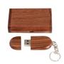 Imagem de Unidade flash USB Fire Stone Novelty Wooden 64GB com caixa