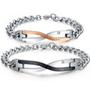 Imagem de Unidade Pulseira  Banhada Ouro  Ou Ródio Masculino ou  Feminino