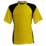 Imagem de Uniforme Esportivo TRB 20 Camisas Amarelo/Preto e Calções Pretos