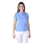 Imagem de Uniforme Feminino - Blusa Baby Look em Tecido de Piquet - Azul