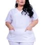 Imagem de Uniforme Médica Enfermeira  Pijama hospitalar Feminino Scrubs  Cirurgico Plus Size Unissex PJ04