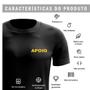 Imagem de Uniforme Tático Apoio Segurança Camiseta Malha Dry Fit