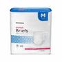 Imagem de Unissex Adult Incontinence Brief Medium, White, Case of 96 por McKesson