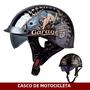 Imagem de Unissex Retro Meio Capacete Verão Motocicleta Elétrica Americano Príncipe Harley Capacete