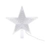 Imagem de Uonlytech Árvore de Natal Star Topper Luz LED Tree Top Star Ornament Home Decoration com plugue dos EUA (branco quente)