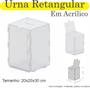 Imagem de Urna Acrilico Sorteio Caixa Sugestão Retangular 30 X 20 Cm