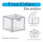 Imagem de Urna Caixa Em Acrilico Quadrada Para Sorteio