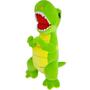 Imagem de Ursinho Dinossauro De Pelúcia Dino Rex Amigos Do Coração Pequeno 30cm Brinquedo DM Toys