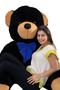 Imagem de Urso De Pelúcia Gigante Teddy 1,70m Com Laço Várias Cores - Barros Baby Store