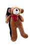 Imagem de Urso De Pelúcia Gigante Teddy 1,70m Com Laço Várias Cores - Barros Baby Store
