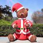 Imagem de Urso Gigante Decoração Natalina Noel Inflável 3metros Bivolt LED Enfeite de Natal Inflável 