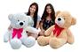 Imagem de Urso Gigante Grande Personalizado Pelúcia Macio Teddy 90 Cm