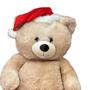 Imagem de Urso Natalino Marrom e Vermelho 60cm 1029212 Cromus