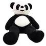 Imagem de Urso Panda De Pelúcia Grande 1,20 Mts 120cm Natal Ano Novo