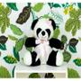 Imagem de Urso panda pelucia 3 pçs para decoraçao e nicho