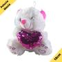 Imagem de Urso Pelucia Romantico Love Coração Lantejoula 18Cm