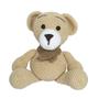 Imagem de Urso Ted de Cachecol Bege Amigurumi Crochê Quarto Bebê Infantil Menino