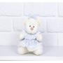 Imagem de URSO TEDDE 12cm VESTIDO POÁ CINZA