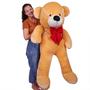 Imagem de Urso Teddy Grande 1,40 Metro Gigante Pelúcia 140 Cm Nacional - Beca Baby