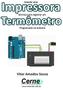 Imagem de Usando uma impressora termica para registrar um  termometro programado no arduino