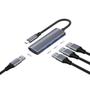 Imagem de Usb c hub 3.0 4 portas multi divisor adaptador