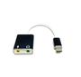 Imagem de Usb C Tipo C Tipo-C Placa De Som Externa Hi-Fi Magia Voz 7.1