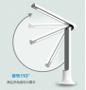 Imagem de USB Smart Charging Reading Eye Protection Bedside Learning Table Lamp Touch Folding Student And Children's Dormitory Night Light