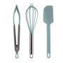 Imagem de Utensílios de cozinha COOK WITH COLOR Silicone, 3 peças, hortelã