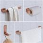 Imagem de Utensílios Para Banheiro E Lavabo Anti Ferrugem De Aluminio kit acessórios para banheiro com 4 itens de aluminio anti ferrugem