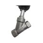 Imagem de Válvula Angular Aço Inox 2/2 Vias Simples Ação Rosca 1/2 BSP
