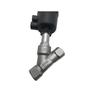 Imagem de Válvula Angular Aço Inox 2/2 Vias Simples Ação Rosca 1/2 BSP