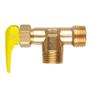 Imagem de Válvula Bloqueio 90 1/2 NPT E X 1/2 NPT E 009635 Jackwal