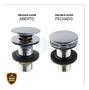 Imagem de Válvula Click Up Inteligente Aço Inox Pia Cuba 1' 1/4  Cores