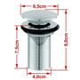 Imagem de Válvula de Escoamento para Lavatório Click Up 1 1/4" (04cm) V04 Compace