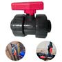 Imagem de Válvula De Esfera Dupla União Solda PVC-U F/F SCH80 1/2''