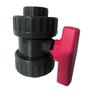 Imagem de Válvula De Esfera Dupla União Solda PVC-U F/F SCH80 1/2''
