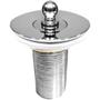 Imagem de Válvula Para Lavatório Cuba Luxo Tampa Banheiro Lavabo Sem Ladrão 7/8" 100% Metal Acabamento Cromado Iguatemi