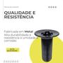 Imagem de Válvula para Lavatório Metal Preto Fosco 7/8” Sem Ladrão