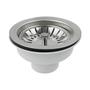 Imagem de Valvula Ralo De Pia Americana Cuba Com Cesto Aço Inox 9 cm - Pen Tech