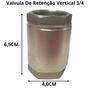Imagem de Valvula Retenção D Agua 3/4 Polegadas Vertical De Metal Para Meio de Tubo Cano - 34 3 4