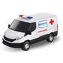 Imagem de Van Miniatura Brinquedo Iveco Daily Ambulância Com Acessório - Usual Brinquedos
