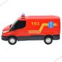 Imagem de Van Miniatura Brinquedo Iveco Daily Resgate Com Acessórios