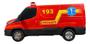 Imagem de Van Resgate Iveco Daily Usual Brinquedos 482 Cor Vermelho