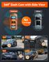 Imagem de Vantrue N5 Dash Cam 4 Canais 360 com Wi-Fi, STARVIS 2, Visão Noturna, GPS
