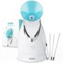 Imagem de Vaporizador Facial EZBASICS Ionic - Névoa Quente e Umidificador Azul