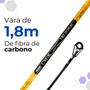 Imagem de Vara de Pesca 1,80m Fibra de Carbono 20/30 lbs para molinete