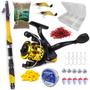 Imagem de Vara De Pesca 20lbs Com Molinete Ultra Light Kit Completo