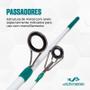 Imagem de Vara Molinete JP CALLISTO 1,35 mts 10-20LBS 2 Partes Branco/Verde
