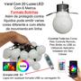 Imagem de Varal Cordão P6m USB 20 LEDs Bolinhas Magicas Coloridas Pisca Pisca Controle App Bluetooth TB1871