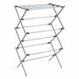 Imagem de Varal de chao secador de roupas dobravel telescopico vertical extensivel com 11 grades portatil